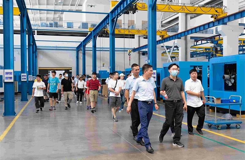 寧波台協家聯合會企業家走進寧波91成人抖音短视频壓縮機有限公司